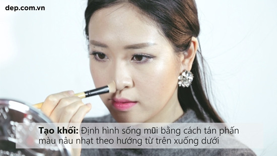Biến hóa từ makeup ban ngày thành gương mặt lộng lẫy cho tiệc đêm ảnh 11
