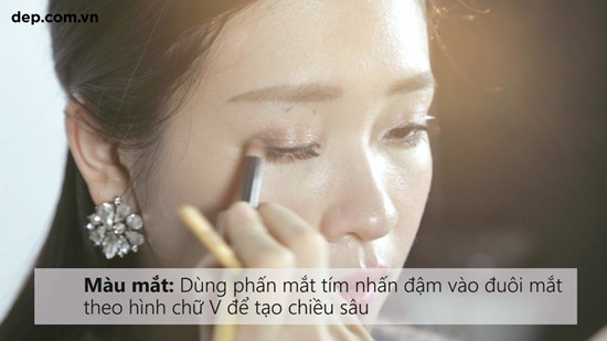 Biến hóa từ makeup ban ngày thành gương mặt lộng lẫy cho tiệc đêm ảnh 2
