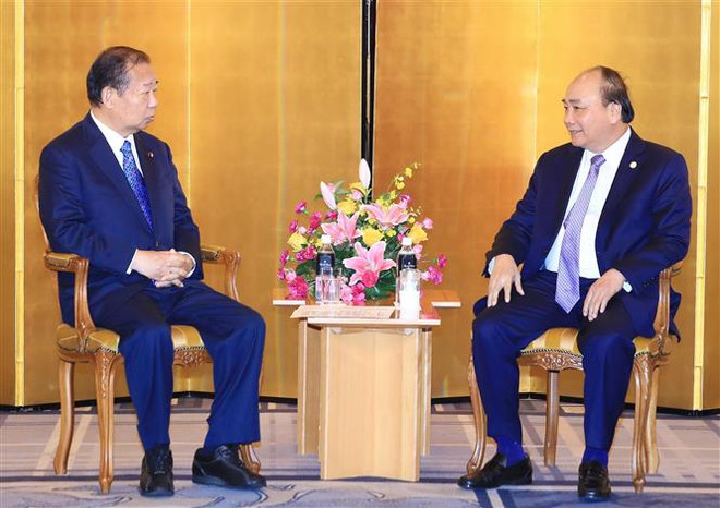 Thủ tướng tiếp Chủ tịch Liên minh Nghị sỹ hữu nghị Nhật-Việt ảnh 1