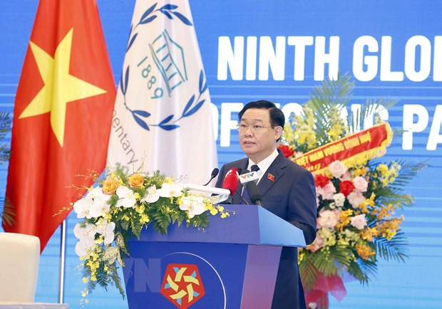 Chủ tịch Quốc hội Vương Đình Huệ phát biểu khai mạc Hội nghị Nghị sỹ Trẻ Toàn cầu lần thứ 9. (Nguồn: TTXVN) Phát biểu của Chủ tịch Quốc hội tại Hội nghị Nghị sỹ Trẻ Toàn cầu ảnh 2