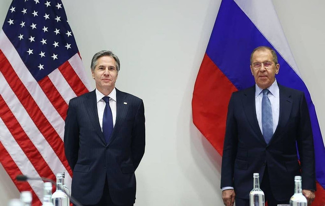 Ngoại trưởng Mỹ Antony Blinken và người đồng cấp Nga Sergei Lavrov. (Nguồn: TASS) Ngoại trưởng Mỹ, Nga lên kế hoạch gặp nhau vào tuần tới ảnh 1