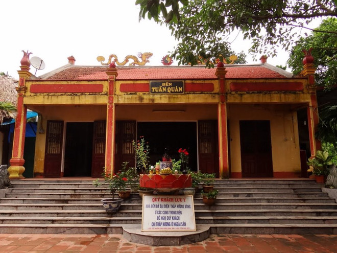Đền Tuần Quán. (Nguồn: yenbai.gov.vn) Khai quật khẩn cấp di chỉ Tuần Quán: Nhiều giá trị văn hóa tiền sử ảnh 1