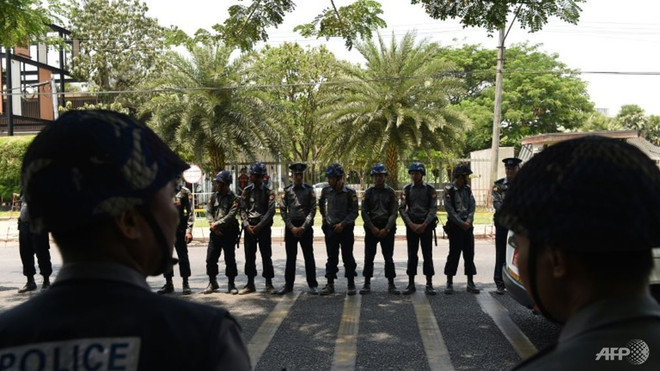 Sứ quán Mỹ tại Myanmar xác nhận vụ nổ do diễn tập phòng chống cháy ảnh 2