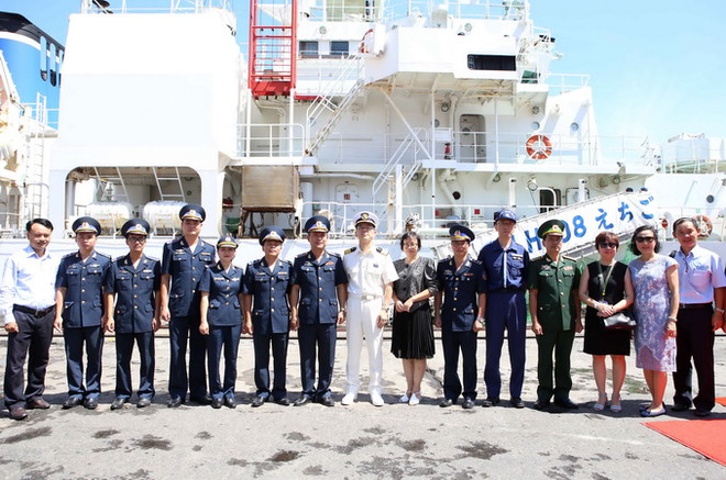 Tàu lực lượng bảo vệ bờ biển Nhật Bản đến thành phố Đà Nẵng ảnh 2