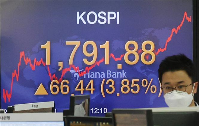 Chứng khoán châu Á đồng loạt tăng điểm phiên sáng 11/5 ảnh 1