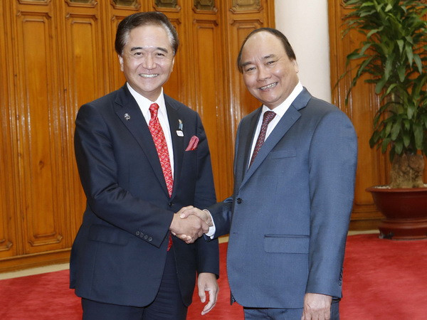 Thủ tướng Nguyễn Xuân Phúc tiếp Thống đốc tỉnh Kanagawa ảnh 1