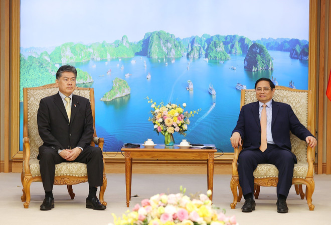 Thủ tướng Chính phủ Phạm Minh Chính tiếp Bộ trưởng Tư pháp Nhật Bản ảnh 2