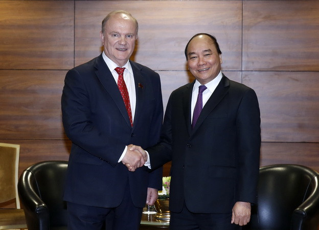 Thủ tướng Nguyễn Xuân Phúc tiếp Chủ tịch Đảng Cộng sản LB Nga ảnh 1