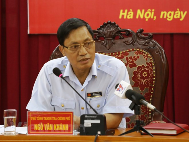 Phó Tổng Thanh tra Chính phủ Ngô Văn Khánh nghỉ hưu từ 1/3 ảnh 1