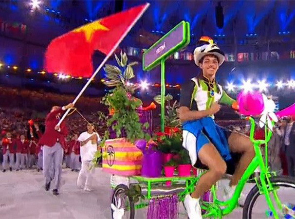 Đoàn thể thao Việt Nam tại lễ khai mạc Olympic Rio 2016 ảnh 1