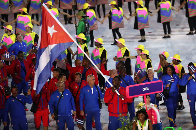 Cận cảnh lễ khai mạc Olympic 2016 hoành tráng, đầy màu sắc ảnh 9