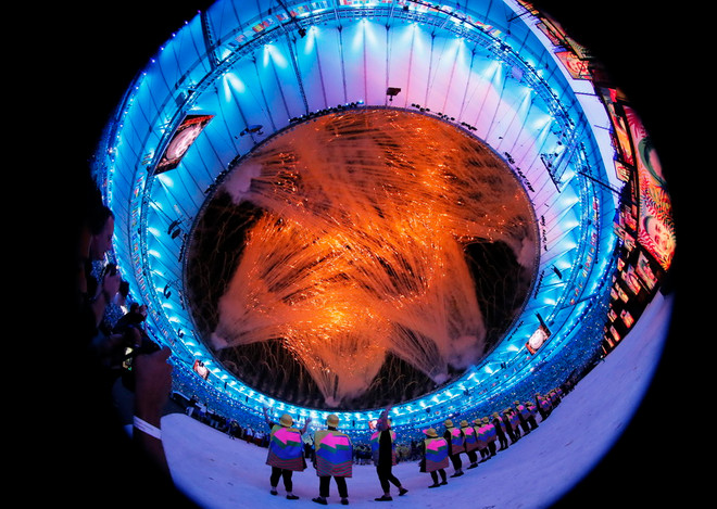 Cận cảnh lễ khai mạc Olympic 2016 hoành tráng, đầy màu sắc ảnh 4