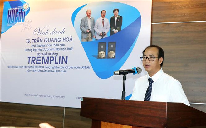 Vinh danh nhà khoa học Việt Nam nhận được giải thưởng Tremplin ảnh 1
