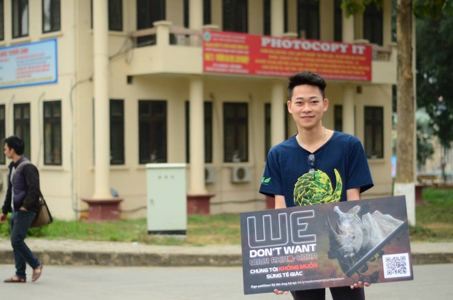 Hơn 6.300 chữ ký ủng hộ chiến dịch nói không với sừng tê giác Nam Phi ảnh 2