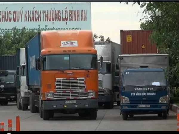 Không còn ùn tắc phương tiện vận tải tại cửa khẩu Mộc Bài ảnh 1