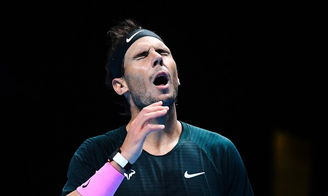 Nadal thua ngược và bị loại khỏi ATP Finals 2020. (Nguồn: Getty Images) ATP Finals 2020: Novak Djokovic và Rafael Nadal cùng bị loại ở bán kết ảnh 2