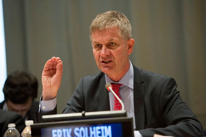 Ông Erik Solheim. (Nguồn: un.org) Quan chức đứng đầu Liên hợp quốc về môi trường thăm Triều Tiên ảnh 1