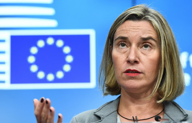 EU ủng hộ giải pháp hai nhà nước cho vấn đề Israel-Palestine ảnh 1