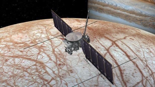 NASA khởi động sứ mệnh Europa Clipper về thám hiểm sâu Mặt Trăng Europa của Sao Mộc. (Nguồn: NASA) NASA chính thức khởi động sứ mệnh thám hiểm Mặt Trăng của Sao Mộc ảnh 1