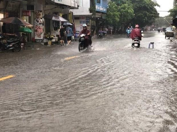 Ảnh minh họa. (Ảnh: Huy Hùng/TTXVN) Đợt mưa ở Bắc Bộ, Bắc Trung Bộ có thể kéo dài đến ngày 23/8 ảnh 1