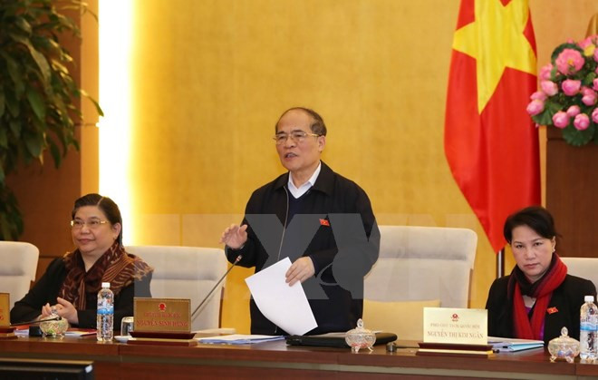 [Video] Phiên họp thứ 45 Ủy ban Thường vụ Quốc hội khóa XIII ảnh 1