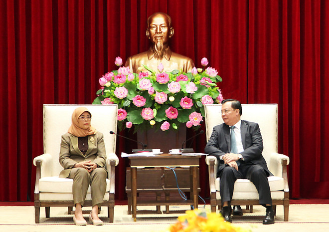 Hà Nội mong muốn hợp tác nhiều lĩnh vực mới với các đối tác Singapore ảnh 2