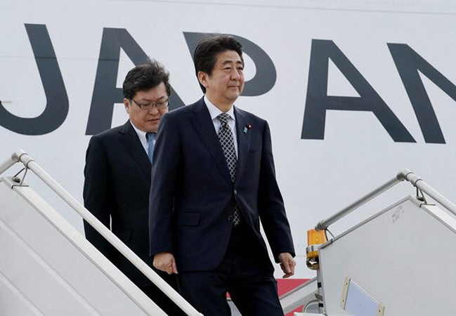 Thủ tướng Nhật Bản Shinzo Abe bắt đầu chuyến thăm Ấn Độ ảnh 1