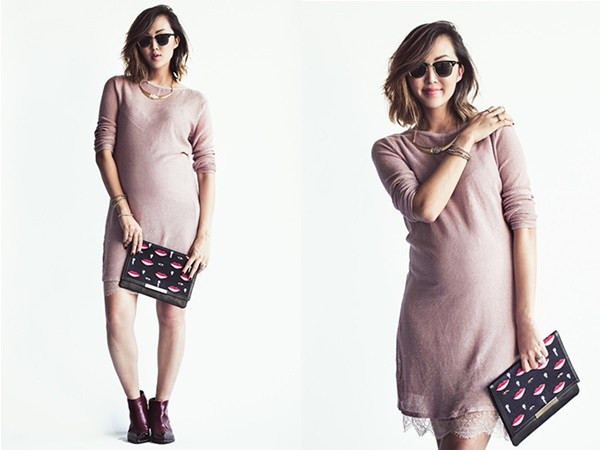 Cả tuần hoàn hảo với bí quyết phối đồ bầu của Chriselle Lim ảnh 6