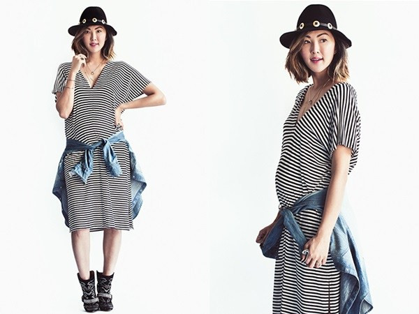 Cả tuần hoàn hảo với bí quyết phối đồ bầu của Chriselle Lim ảnh 8