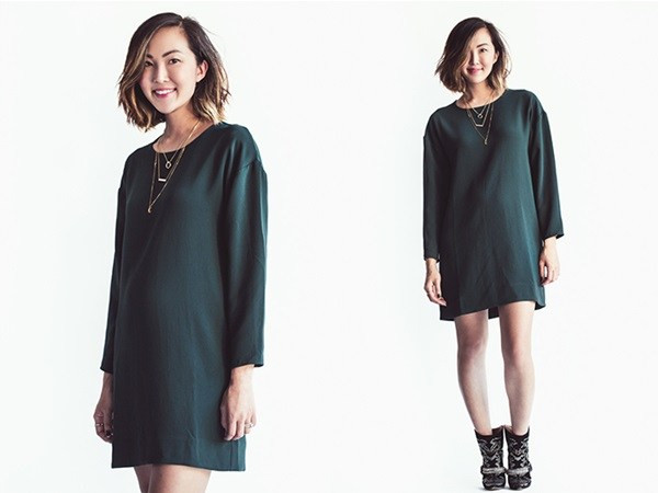 Cả tuần hoàn hảo với bí quyết phối đồ bầu của Chriselle Lim ảnh 5