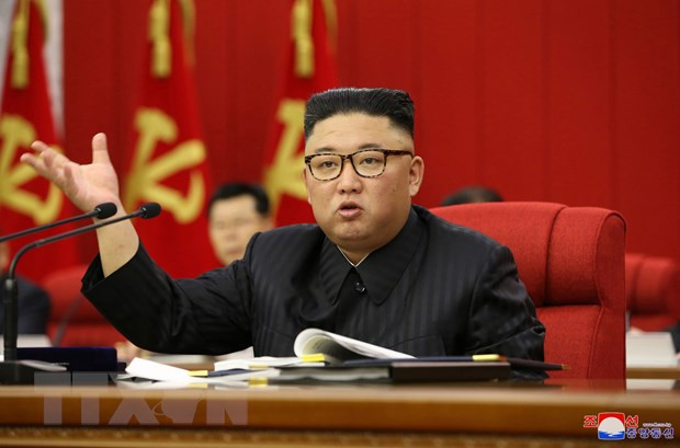 Hội thảo do Nhà lãnh đạo Triều Tiên Kim Jong-un chủ trì. (Ảnh: KCNA/TTXVN) Triều Tiên: Hội thảo đầu tiên của chỉ huy, chính trị viên quân đội ảnh 1