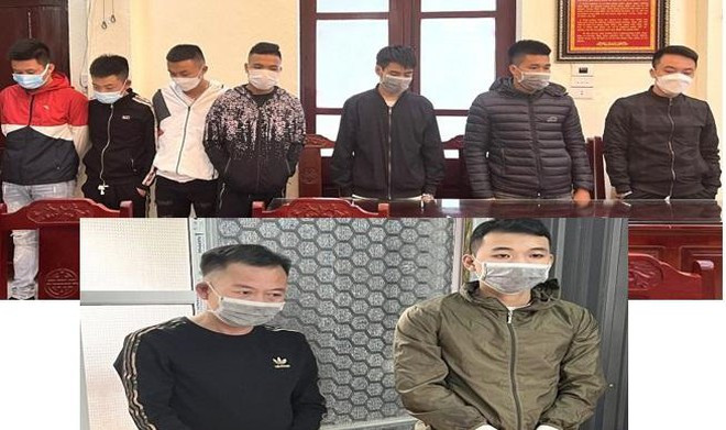 Thanh Hóa: Phát hiện 10 đối tượng dùng ma túy, bay lắc ở quán karaoke ảnh 1