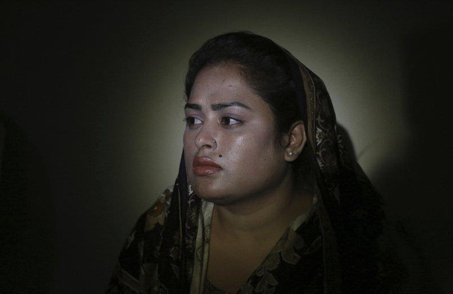 Cô gái người Pakistan, Christian Natasha Masih, bị lừa bán sang Trung Quốc và may mắn đã được giải cứu. (Nguồn: AP) Trung Quốc cứu hơn 1.100 phụ nữ nước ngoài bị lừa bán sang nước này ảnh 1