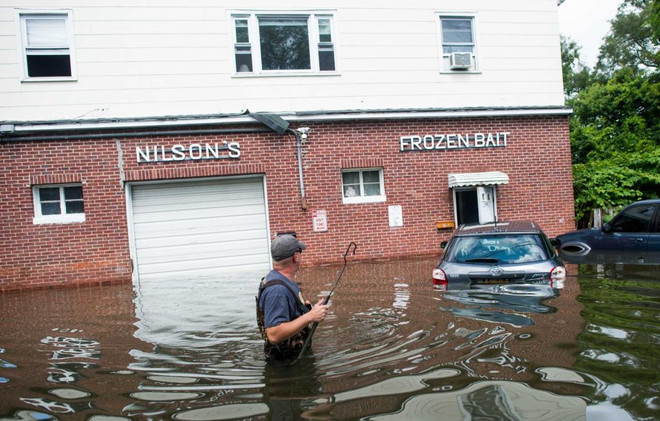 Chùm ảnh cảnh ngập lụt sau cơn mưa lớn kỷ lục tại nước Mỹ ảnh 6