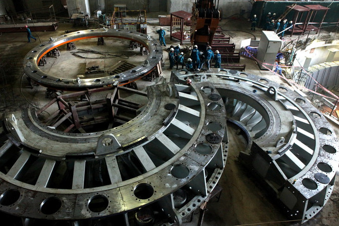 Tổ máy số 1 công trình thủy điện Lai Châu hòa điện lưới Quốc gia ảnh 1