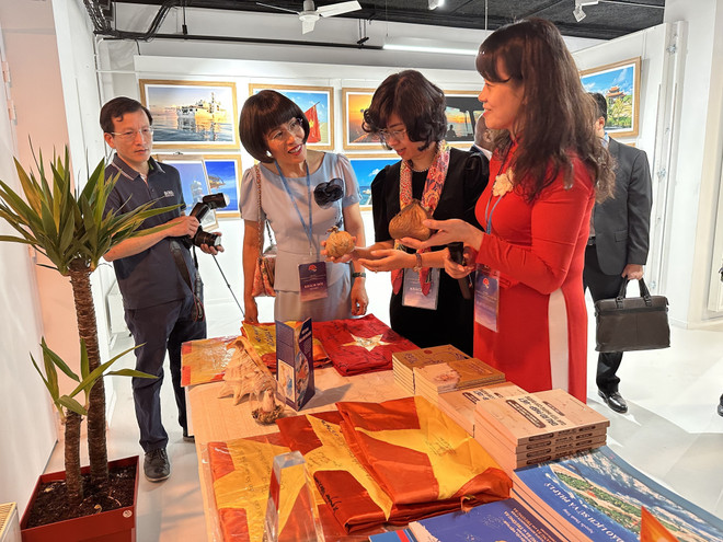 Giao lưu giữa các kiều bào đã từng đến thăm Trường Sa tại Pháp ảnh 2