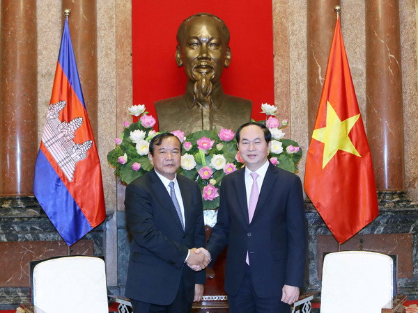 Chủ tịch nước tiếp Bộ trưởng Ngoại giao và Hợp tác quốc tế Campuchia ảnh 1