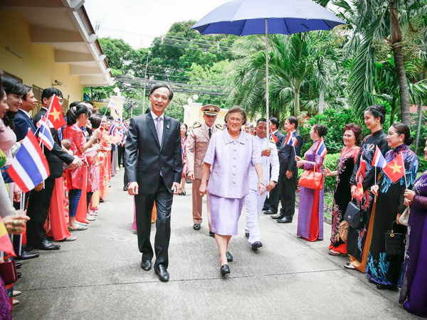 Công chúa Thái Lan thăm Đại sứ quán Việt Nam tại Bangkok ảnh 1