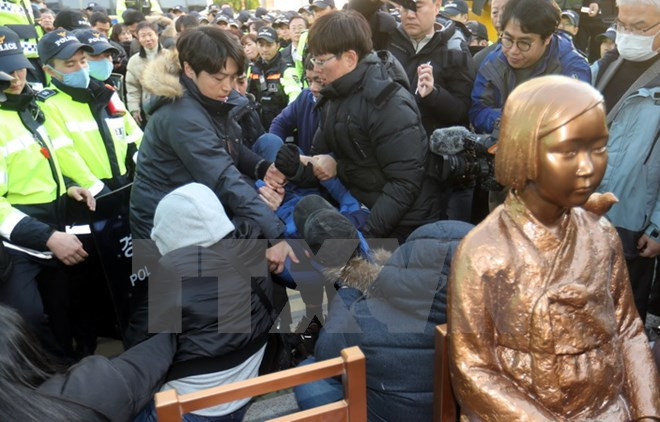 Ngoại trưởng Hàn Quốc-Mỹ thảo luận về căng thẳng với Nhật Bản ảnh 1