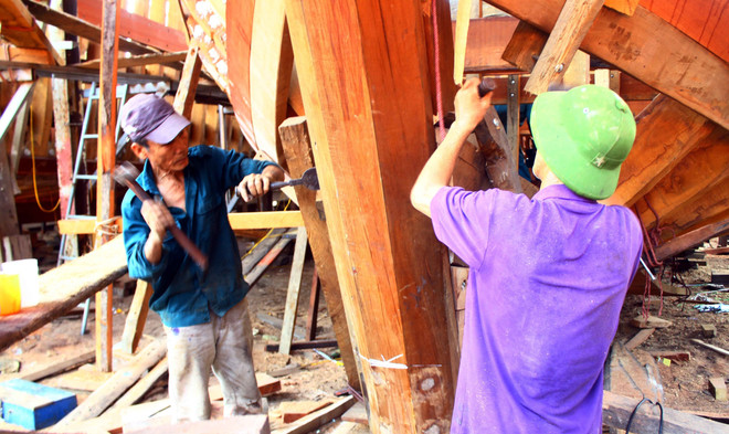 Nghệ An: Làng nghề đóng tàu 700 năm chật vật tìm hướng đi giữ nghề ảnh 1