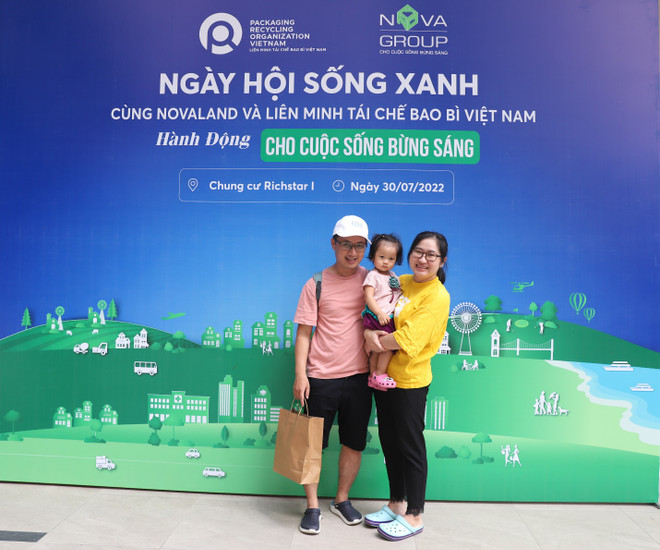 Chương trình thu hút sự quan tâm của nhiều gia đình trẻ. NovaGroup lan tỏa "ngày hội sống xanh" tới cộng đồng ảnh 8