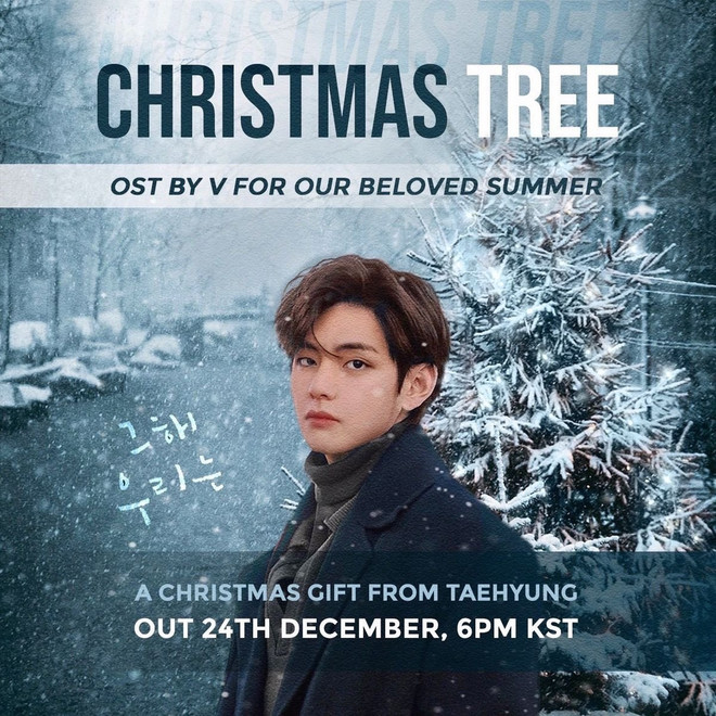 Kim Taehyung đạt kỷ lục doanh thu với 'Christmas Tree.' (Nguồn: kpopupdates) Thành viên của nhóm nhạc đình đám BTS đạt kỷ lục doanh thu tại Mỹ ảnh 1