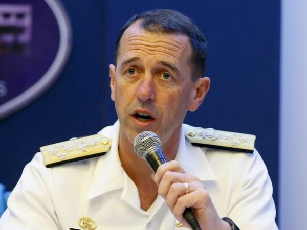 Tư lệnh Hải quân Mỹ, Đô đốc John Richardson. (Nguồn: scmp.com) 'Trung Quốc tìm cách lập lực lượng hải quân toàn cầu thông qua BRI' ảnh 1