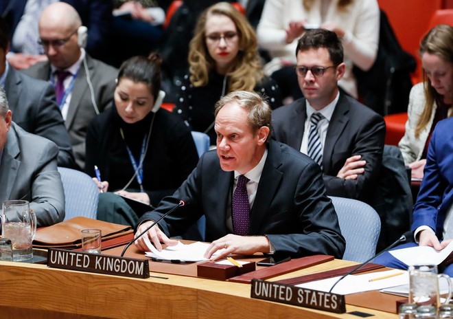 Đại sứ Anh tại Liên hợp quốc Matthew Rycroft. (Nguồn: THX/TTXVN) Phản ứng sau khi HĐBA thông qua biện pháp trừng phạt Triều Tiên ảnh 1
