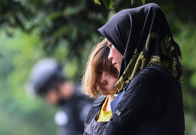 Hình ảnh 2 nghi phạm giết ông Kim Jong-nam tại phiên xét xử ảnh 5