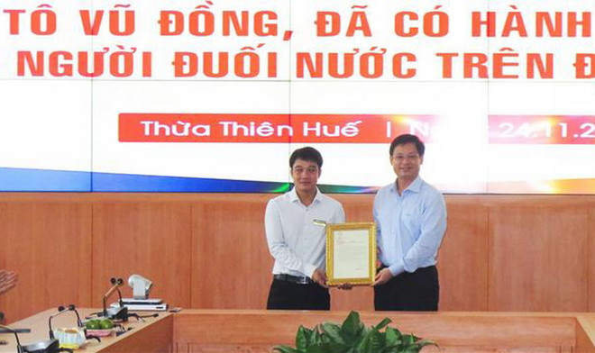 Tôn vinh hành động dũng cảm cứu người đuối nước của anh Tô Vũ Đồng ảnh 1