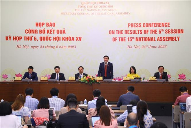 Kỳ họp thứ 5, Quốc hội khóa XV: Hoàn thành toàn bộ chương trình đề ra ảnh 1