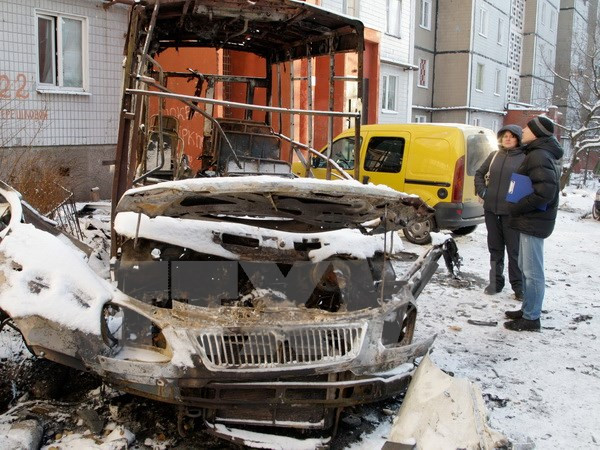 Lãnh đạo Pháp, Đức điện đàm về cuộc khủng hoảng Ukraine ảnh 1