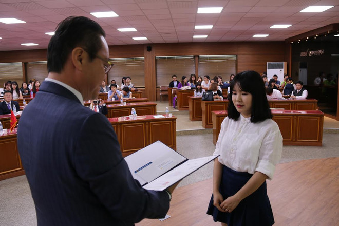 Sôi động cuộc thi hùng biện bằng tiếng Việt tại Hàn Quốc ảnh 3