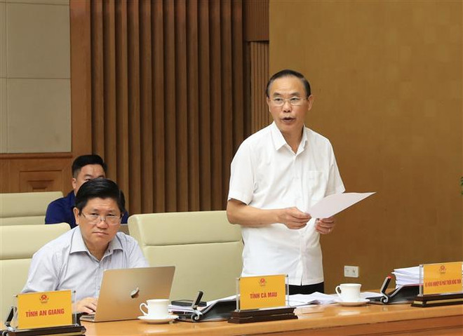 Thứ trưởng Bộ Nông nghiệp và Phát triển nông thôn Phùng Đức Tiến phát biểu. (Ảnh: Lâm Khánh/TTXVN) Khai thác thủy sản bền vững, phù hợp với yêu cầu hội nhập quốc tế ảnh 2